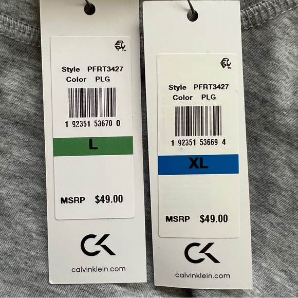 Calvin Klein Long Sleeve Performance Tee - Picture 9 of 11